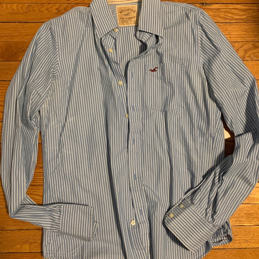 Hollister shirt men’s size L striped